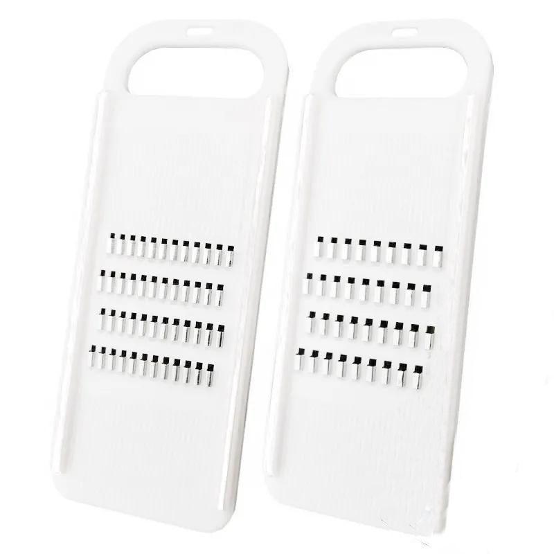 Restaurant-Grade Silk Grater & Julienne Slicer with Anti-Injury Device for Zucchini, Vegetables, and Taro