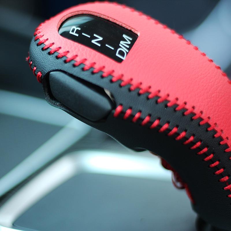 for Haval F7 F7X car gear shift collars cover leather head knob grip covers case accessories car-styling decoration auto