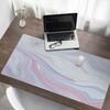 Non-slip Protective Desk Mat with Pastel Waves Graphic 120X60 Cm