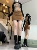 2025 Fall Spicy American High-Waisted A-Line Skirt for Women