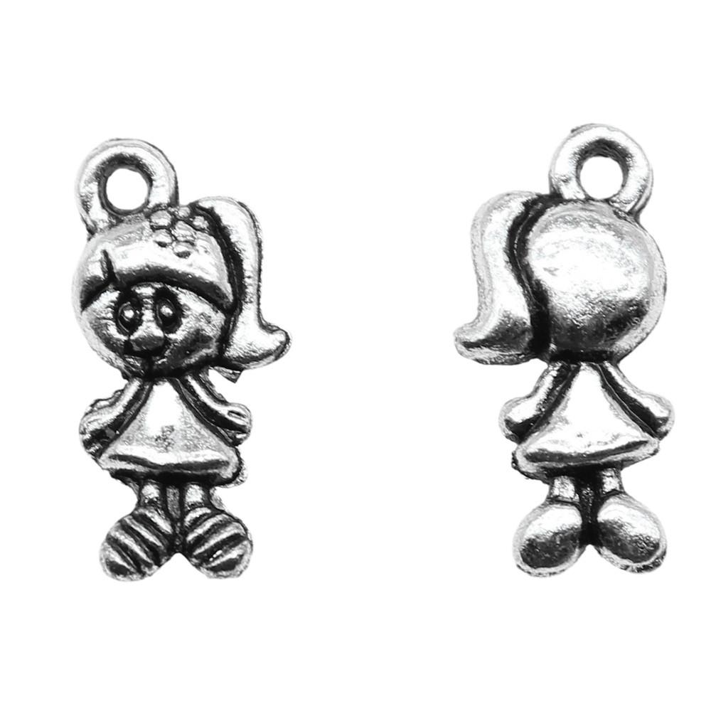 Dancing Boys Charms Girls Pendants For Dance Themed Jewelry Accessories Alloy