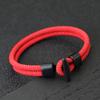 New Rope Bracelet Homme Hiphop Outdoor Camping Adventure Braclet Pulsera Roja Tela Hand Accessories Viking Jewelry Punk Joias