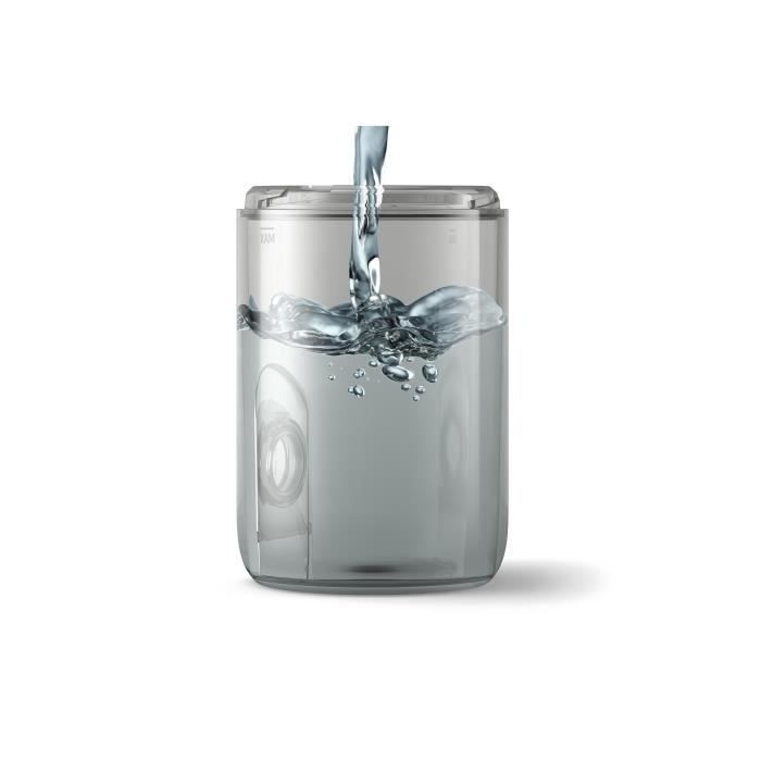 PHILIPS SONICARE HX3806/33 Idropulsore Power Flosser senza fili + 2 cannule + 1 custodia da trasporto - Nero