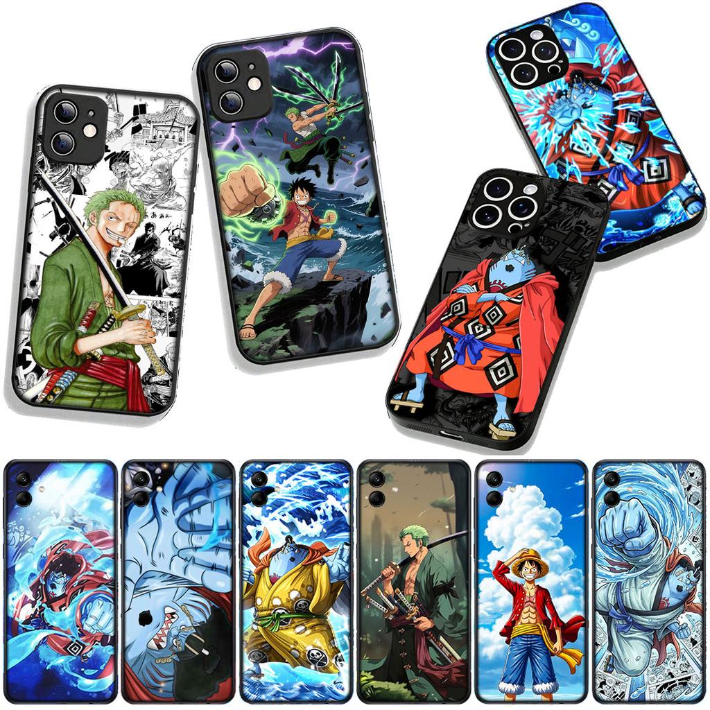 Phone Cover Jinbe Luffy One Piece Roronoa Zoro for Apple iPhone 16 15 14 Plus 13 12 Mini 17 Pro Max + ProMax 16E Air 15+ Case
