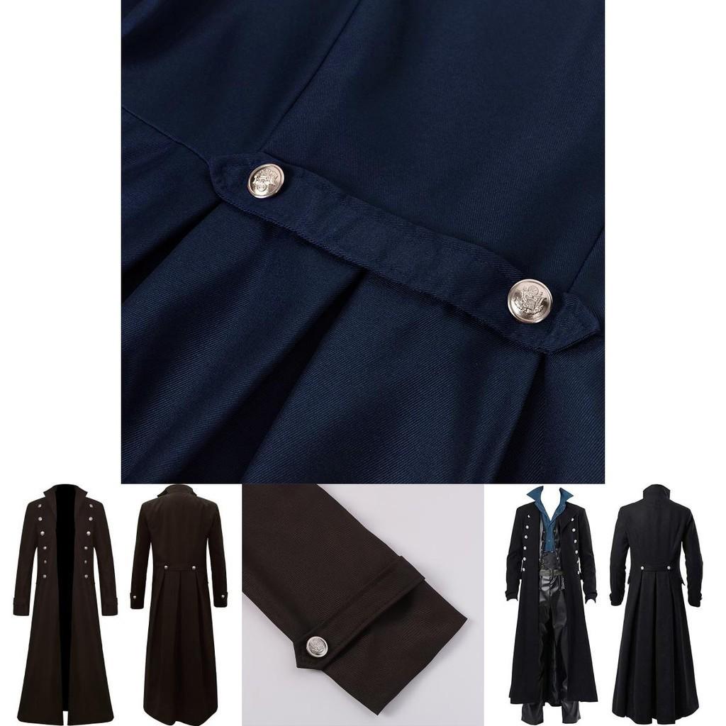 Elegante Giacca Steampunk Retrò da Uomo Cappotto Gotico Vittoriano Rana Costume di Halloween Manyi Fashion