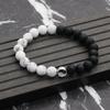Lovers Couple Jewelry Best Friends Gift Wristband Bracelet Yin Yang Charm Pendant Braided Hand Rope