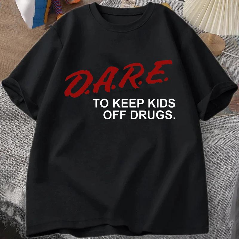 Dare Shirt Retro Dare Shirt 90s Vintage Style Dare T Shirt Crew Neck Short Sleeve Tshirt Summer Unisexs Tshirt