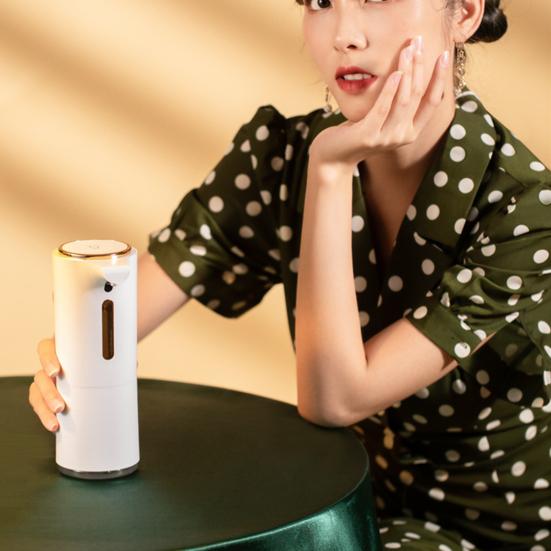 Yousheng Automatic Soap Dispenser with Sensor Large Capacity USB Rechargeable Intelligent Induction Foaming Hand Soap Dispenser