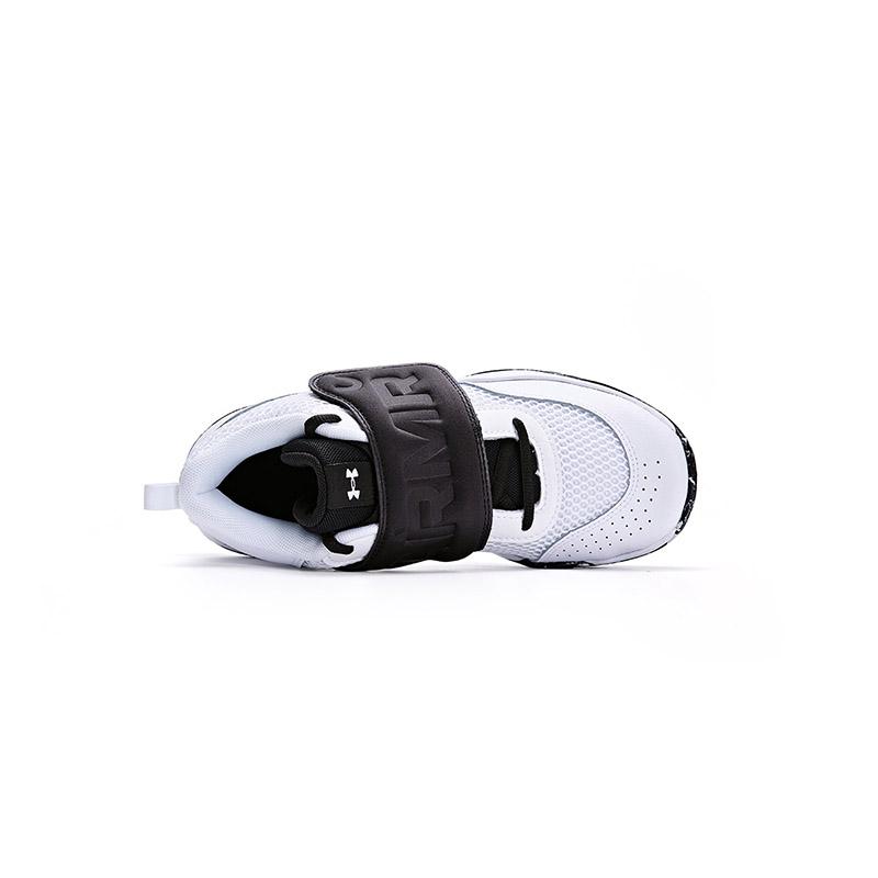Under Armour Non-Slip Durable Low-Top Basketball Shoes Kids sneaker White 3026637