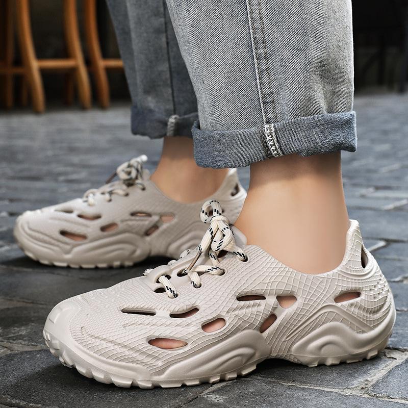 Men's Shoes New Summer Sandals Men's Lightweight Breathable Casual Shoes Outdoor Travel Shoes Men's Wear-resistant Single Shoes