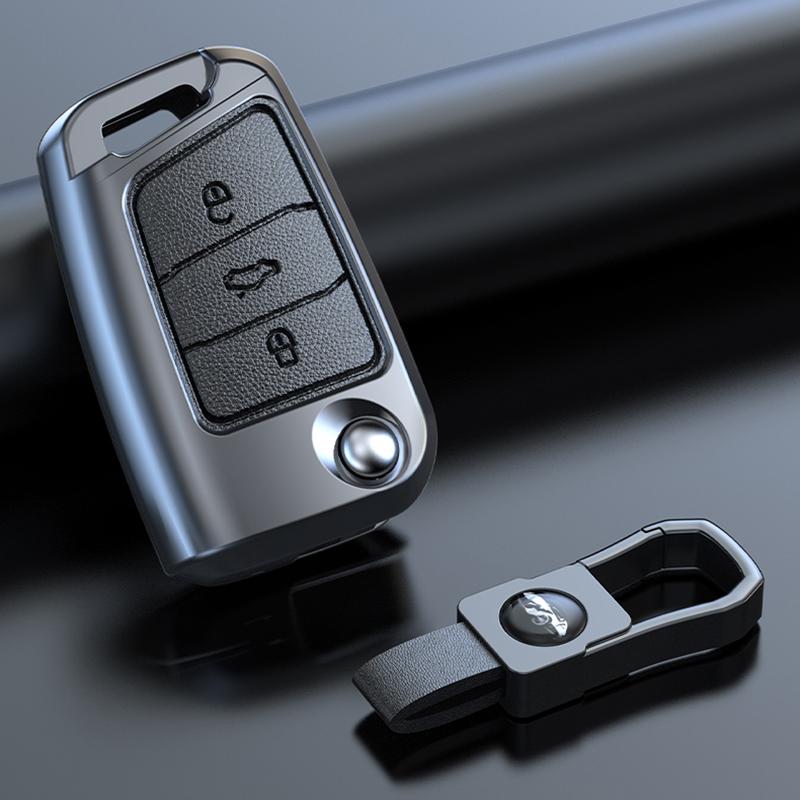 For VW Volkswagen Polo Golf 4 5 6 7 T5 MK7 Tiguan Passat B6 B5 Octavia A5 A7 Leon FR 2 Ibiza Area Car Key Case Cover