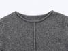 2025 Autumn/Winter Elegant Women's Knit Dress with Waist-Cinching Design