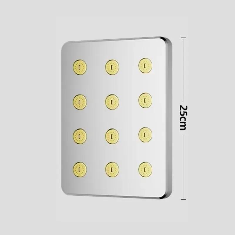 10-inch Pressurized Anti-blocking Shower Head Universal Large Shower Head Bathroom Hotel Small Waist Shower