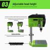 Mini 220V Variable Speed Electric Drill Press for Home Use, Multifunctional for Small Industrial Tasks & Buddhist Bead Making