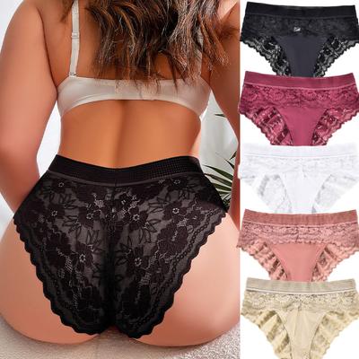 XL-XXXXL Plus Size Women Underwear High Waist Briefs Women Plus Size Panties Knickers