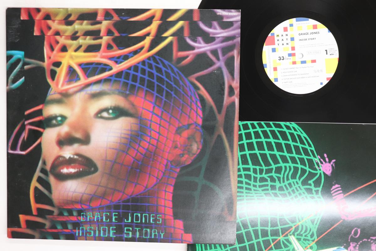 Виниловая пластинка GRACE JONES Inside Story MHS91200PROMO MANHATTAN 1986 Япония SoulFunk Б/у