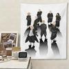 Tokyo R-Revengers M-Manji Gang Large Tapestry, Large Wall Tapestry, Cool Anime Room Decoration Items for Bedroom Dorm