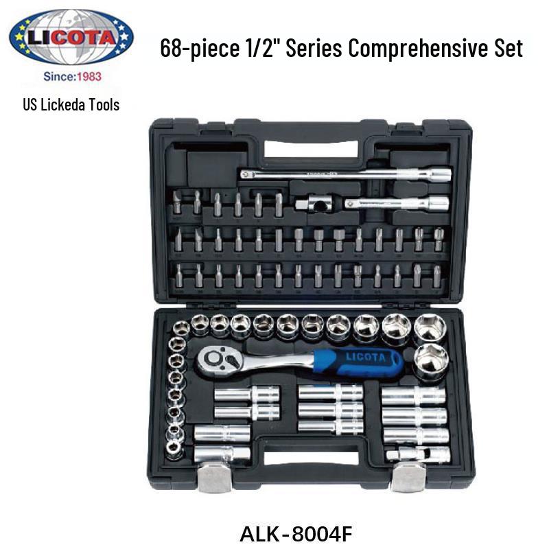 LICOTA USA 1/2" 12.7mm Ratchet & Socket Set ALK-0005