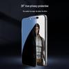 28° Anti-Peep Tempered Glass Screen Protector for iPhone 16 Pro Max