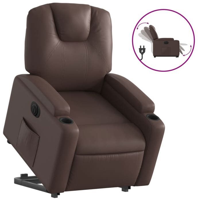 VidaXL Electric Recliner, Relaxation Chair with Adjustable Backrest and Footrest, Living Room Seat, Modern, 3204446