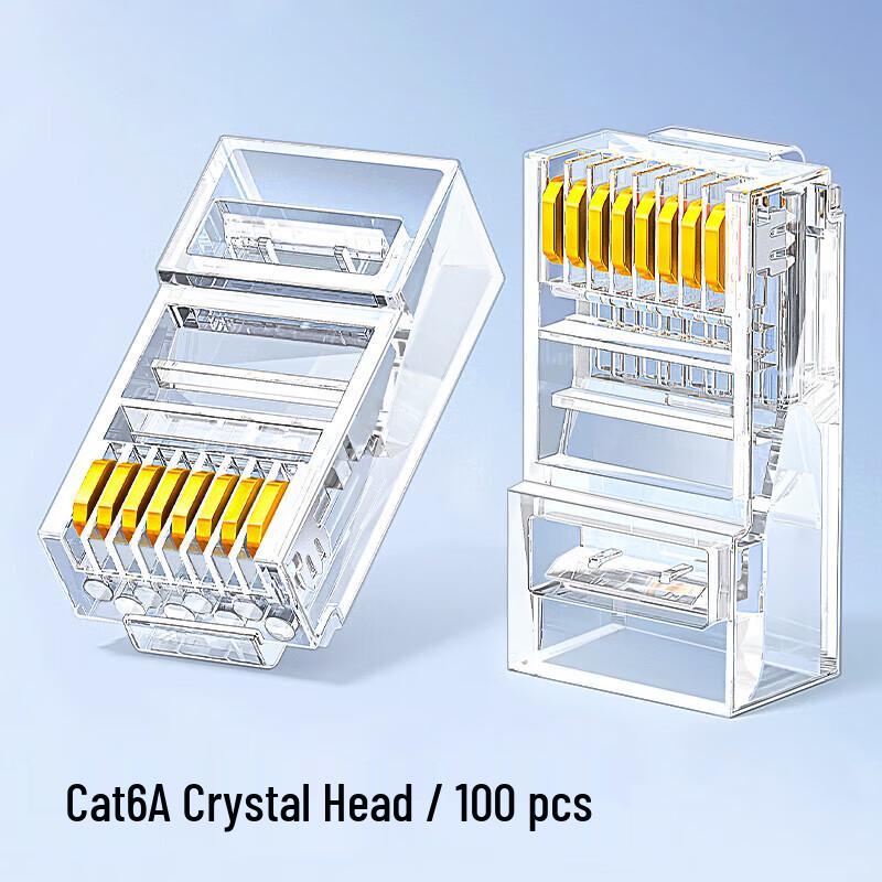 

CAT6 Gold-Plated RJ45 Ethernet Connectors