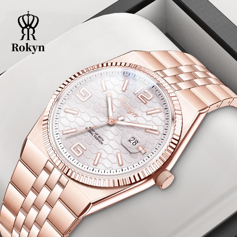 Luxury Men's Waterproof Quartz Watch with Calendar - Land Rover Style