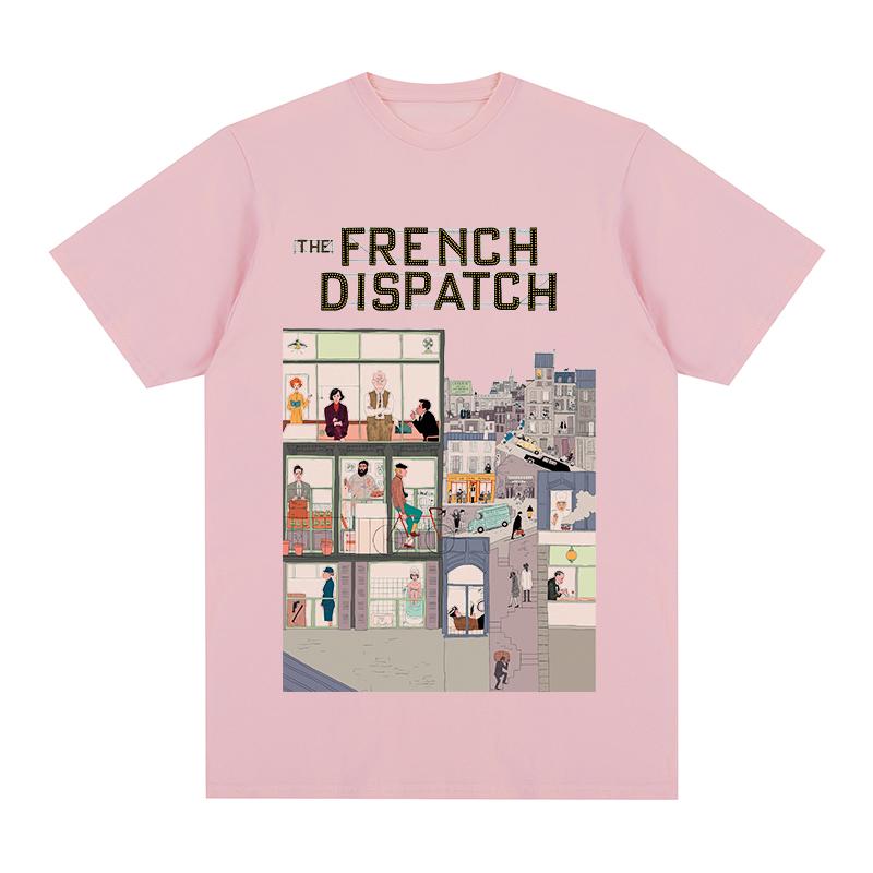 the french dispatch Timothee Chalamet T-shirt Wes Anderson Cotton Men T shirt New TEE TSHIRT Womens Tops Unisex