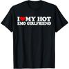 I Love My Hot Emo Girlfriend Shirt I Red Heart My Hot Emo Gf T-Shirt
