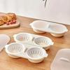 1pc Microwave Eggs Poacher,Double-Cup Egg Boiler,Kitchen Gadget, Hot Spring Egg Mold ,Cooking Tools, Egg Maker