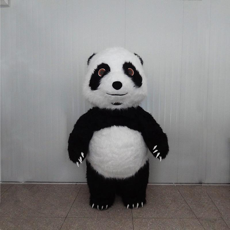 

Огромный надувной костюм талисмана мультяшной панды и белого медведя для промоакций и выступлений Standard