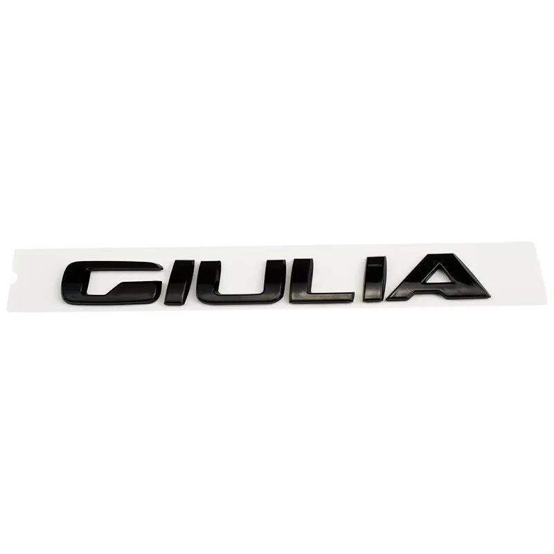 ABS Car Body Sticker Letters Badge Styling for Alfa Romeo STELVIO VELOCE GIULIA Q2 Q4 Ti Logo 2025 Auto Side Emblem Accessories