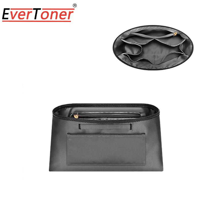 

EverToner Satin Insert Bag Fit for Long-chmp Hobo Bag Insert Inner Makeup Storage Organizer Insert Inside Organizer