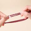 Handcraft Multiple Strand Garnets Beaded Bracelet For Women Fashion Jewelry