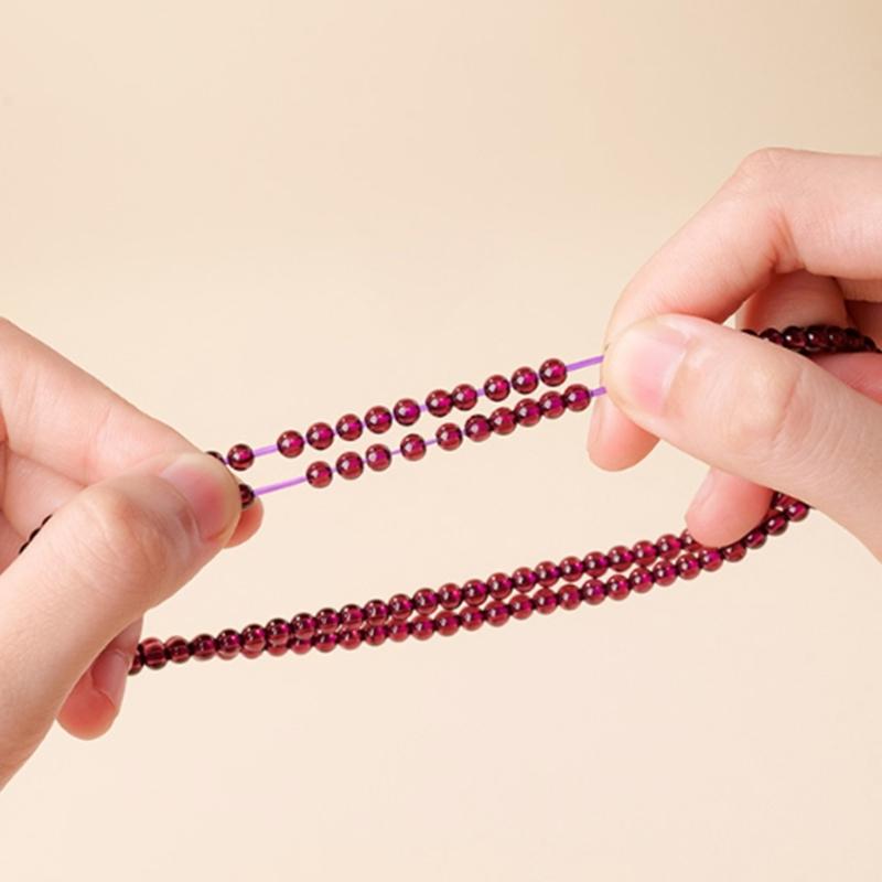 Handcraft Multiple Strand Garnets Beaded Bracelet For Women Fashion Jewelry