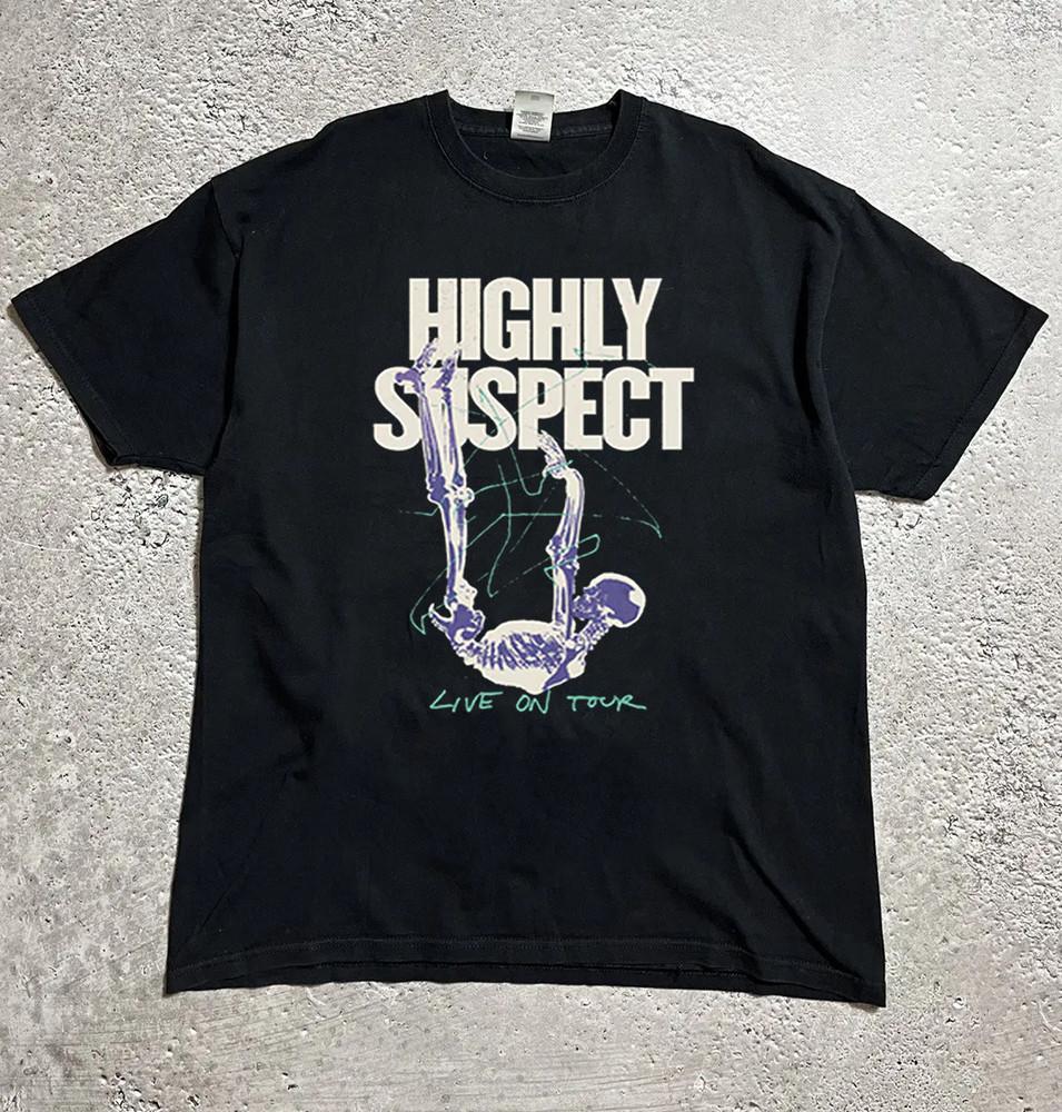 

NEW Highly Suspect Band Live on Tour T Shirt Black All Size S-5Xl Gift Fan HH303 Unisex T-Shirt M