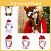 Christmas Santa Hat With Moving Ear Decorations Wholesale Holiday Headwear