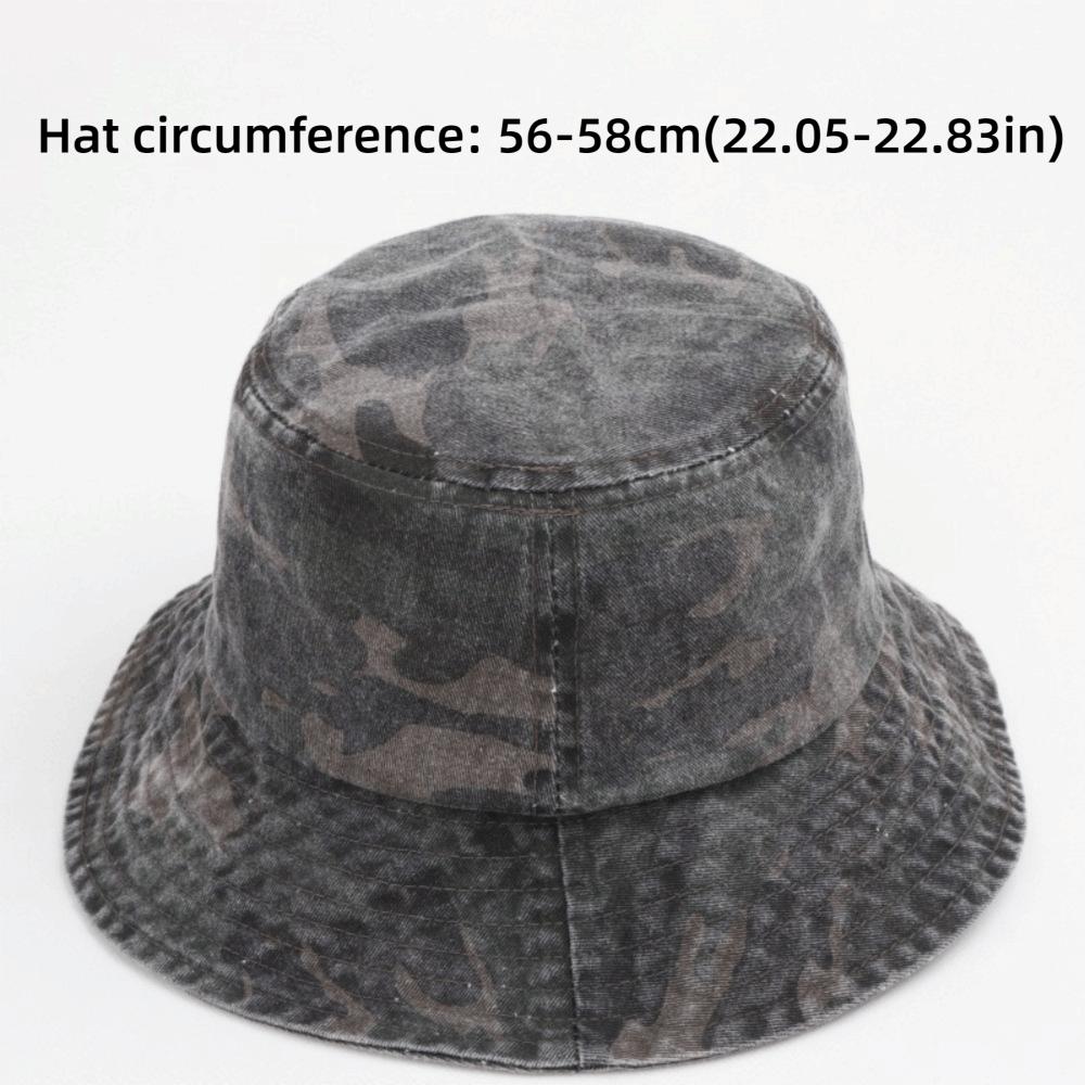 Sonnenschutz Panama Hut Camouflage Fischerhut Vintage Eimerhut Outdoor Reisen