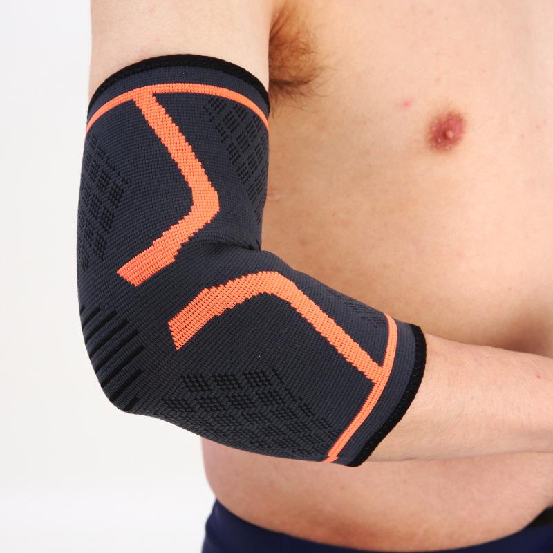 

Breathable Knitted Nylon Elbow Pad: Sweat-Wicking, Warm, Protective Arm Gear for Fitness Basketball - Unisex