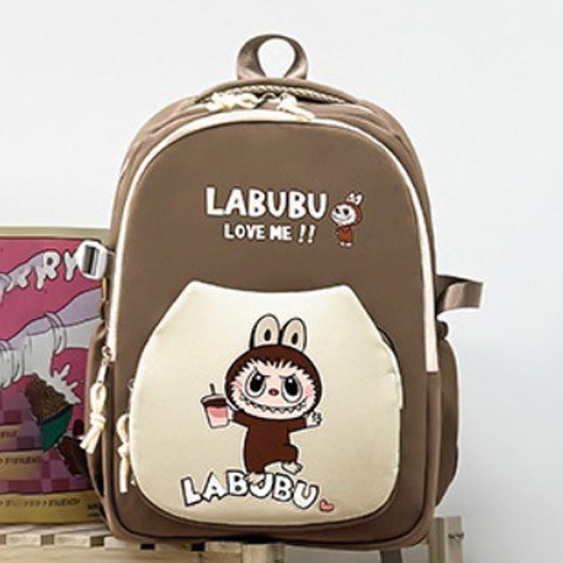 LABUBU School Bag Decoration Large-capacity Lightweight Student Backpack Elementary and Middle School Student Bag