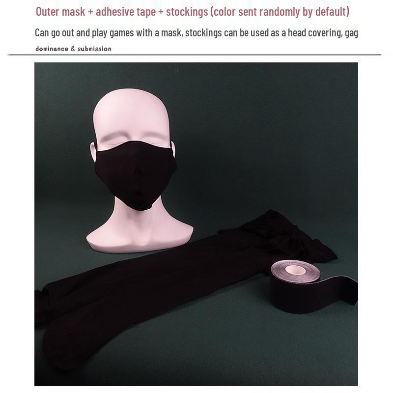 Stealth Nipple Clamps & SM Collar Set: Unisex Outdoor Sex Toys with Penis Mask & Anal Plug