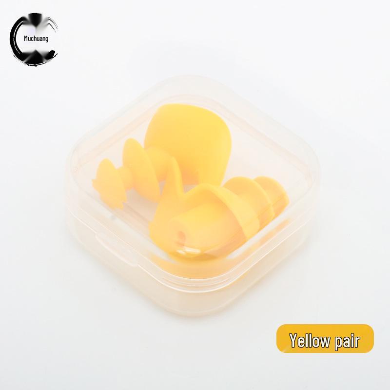 Silicone Waterproof Swimming Earplugs & Nose Clip Set - New Upgrade