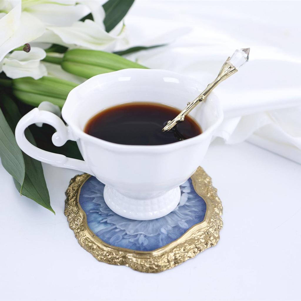 Resin Coaster Mold | 5 PCS Upgraded Coaster Resin Molds Silicone Mold | Reusable Epoxy Resin Molds