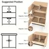 Magnetic Cabinet Catches with Metal Finish, Magnet Door Latch for Kitchen Cabinet and Wardrobe Closets, Heavy-Duty Metal Materia