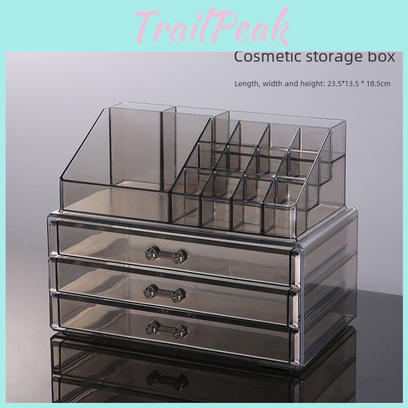 Multilayer Organizer Acrylic Cosmetic Transparent Drawer Storage Box For Lipstick And More