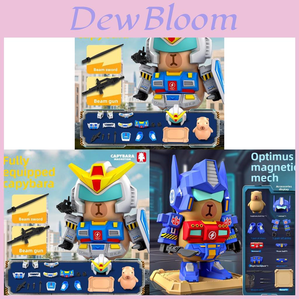 Capybara Magnetic Assembly Toy With Collectible Robot Model For Kids And Fans