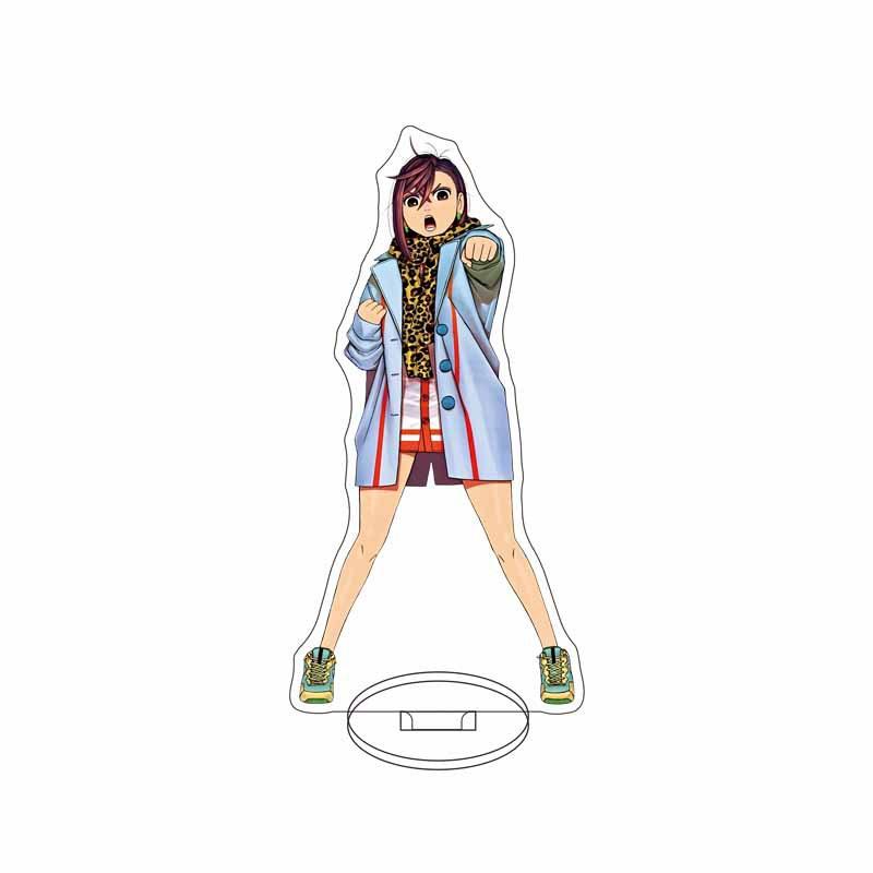Anime Dandadan Cosplay Ayase Momo Takakura Ken Acrylic chain Stand Model 15cm Acrylic Stand Model Gifts For Fans Chain