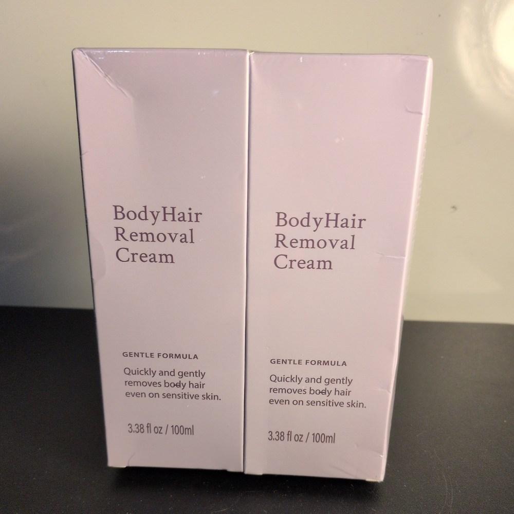 Permanente Haarentfernungscreme, schmerzfreies Produkt mit Haarwuchshemmung, 2 Stück