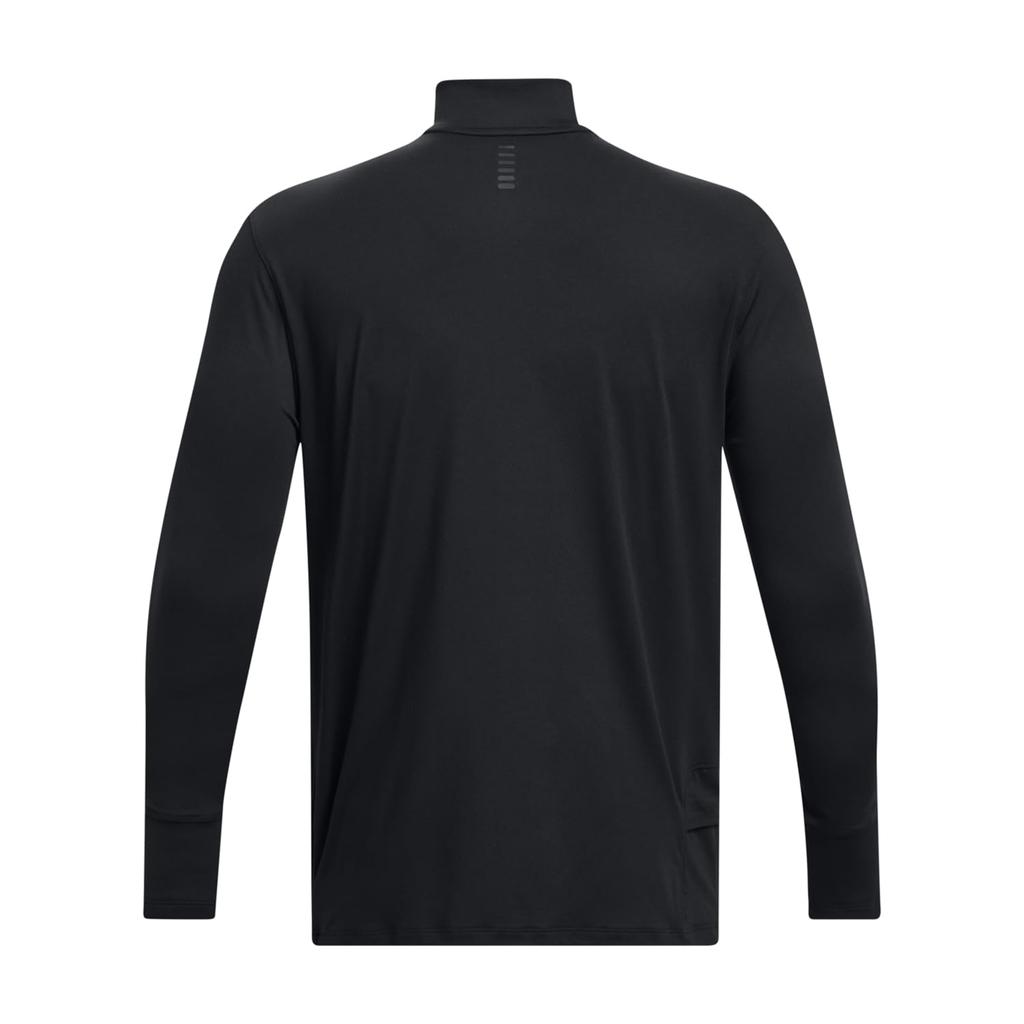 QUALIFIER RUN 1 4 ZIP Black Black Reflective MD [Under Armour]