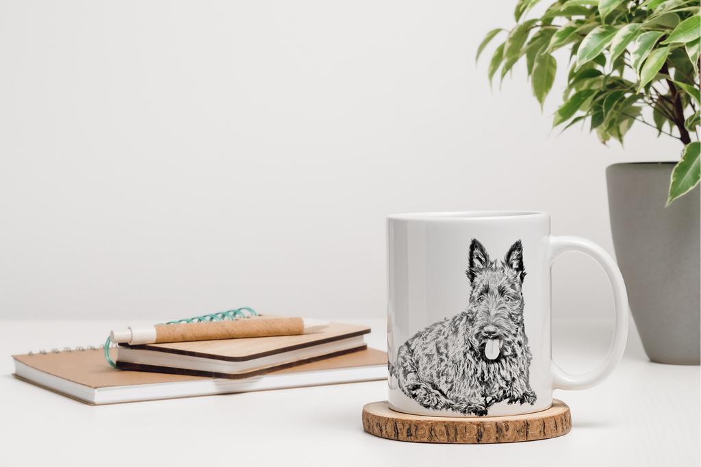 Scottish Terrier, Aberdeen Terrier, Scottie, Aberdeenie - Cup with a Dog, Cute Cup with Graphics, a Gift with Your Photo from the Art-Dog Brand