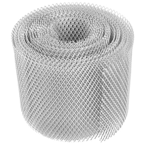 LEDMOMO Gutter Cover, Gutter Net, Downspout Guard, Drain Filter, Rain Gutter, Leaf Cover, Aluminum Gutter Guard, Leaf Protection Net, Garbage Preventi